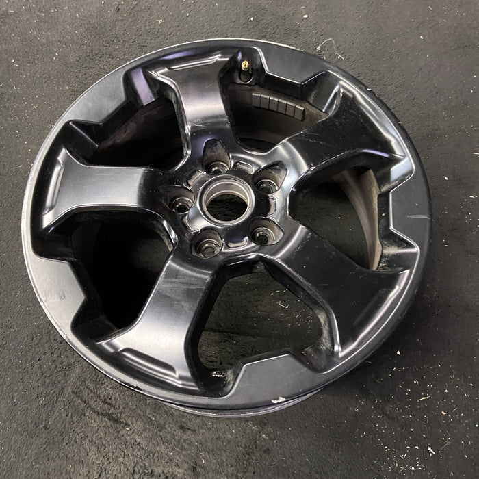17" FORESTER 22-24 17x7, alloy, 5 spoke Original OEM Wheel Rim - Close-Up Detail
