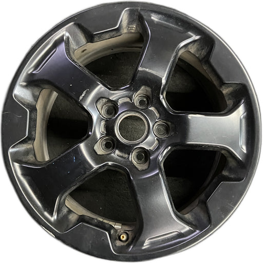 17" FORESTER 22-24 17x7, alloy, 5 spoke Original OEM Wheel Rim - Front View