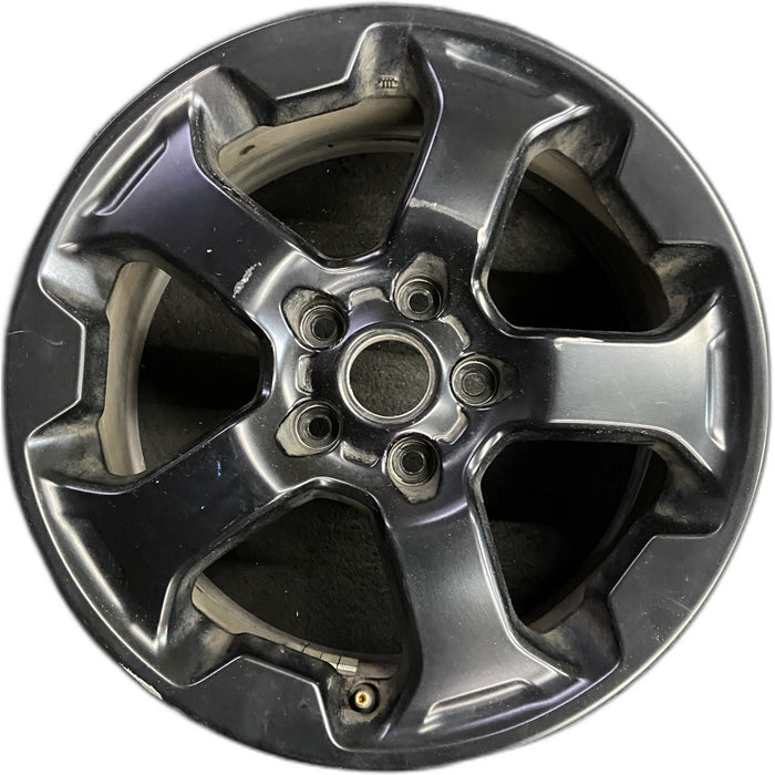 17" FORESTER 22-24 17x7, alloy, 5 spoke Original OEM Wheel Rim - Front View