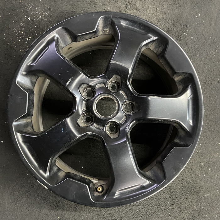 17" FORESTER 22-24 17x7, alloy, 5 spoke Original OEM Wheel Rim - Angle View