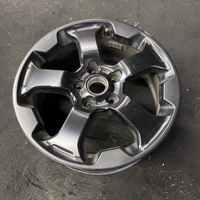 17" FORESTER 22-24 17x7, alloy, 5 spoke Original OEM Wheel Rim - Close-Up Detail