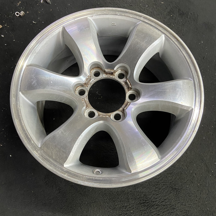 17" 4 RUNNER 03-09 17x7.5, 6 spoke Original OEM Wheel Rim - Side Profile