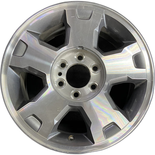 18" FORD F150 PICKUP 09-10 18x7.5, aluminum, 5 spoke, Original OEM Wheel Rim - Front View