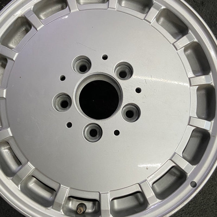 15" MERCEDES 190 85-86 201 Type; 15x6 Original OEM Wheel Rim - Angle View