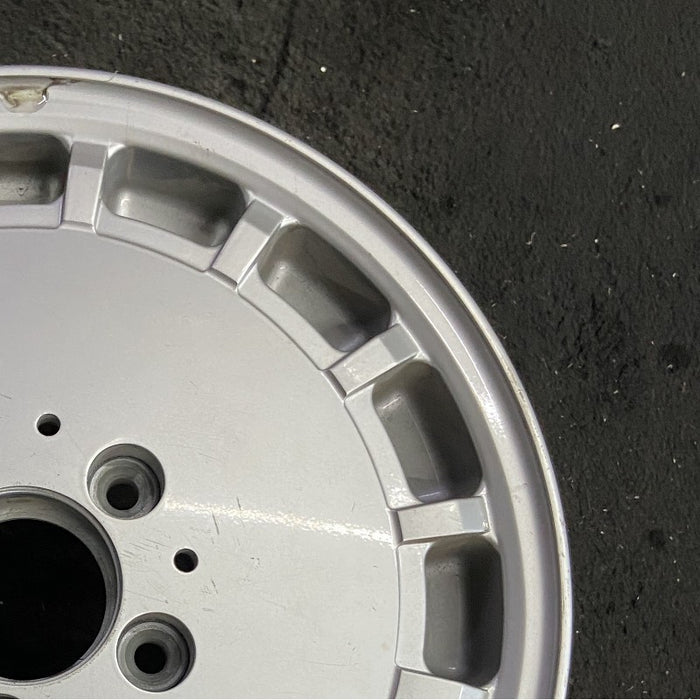 15" MERCEDES 190 85-86 201 Type; 15x6 Original OEM Wheel Rim - Close-Up Detail
