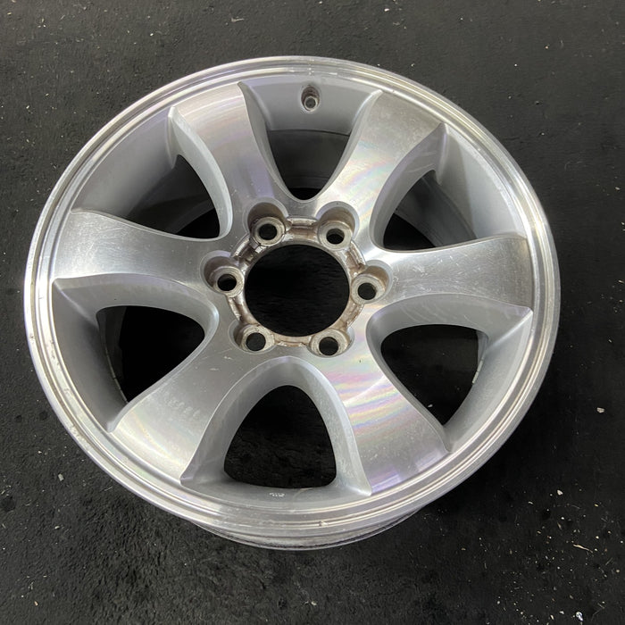 17" 4 RUNNER 03-09 17x7.5, 6 spoke Original OEM Wheel Rim - Close-Up Detail
