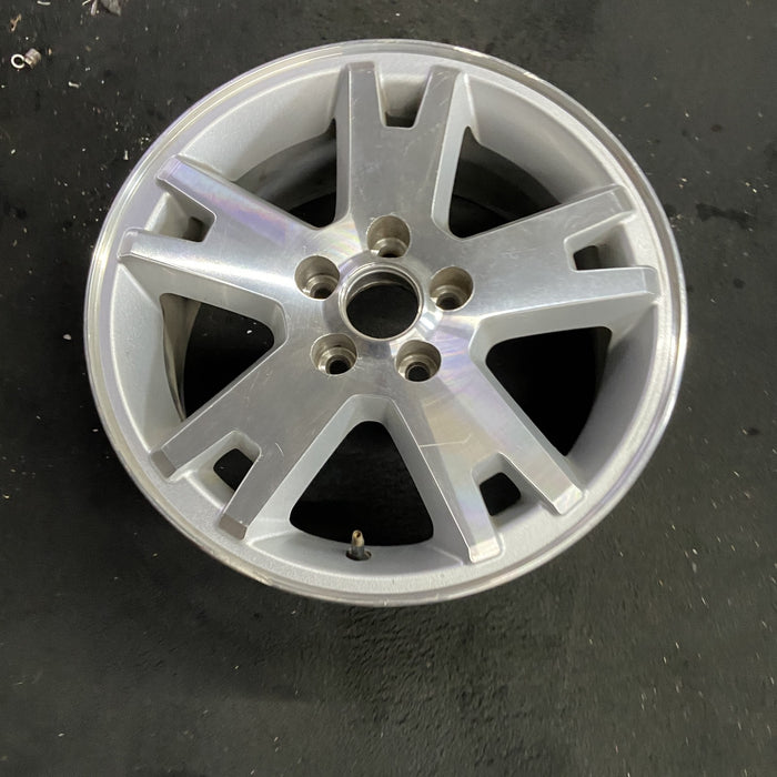 17" EXPLORER 06 17x7.5, aluminum , bright Original OEM Wheel Rim - Side Profile
