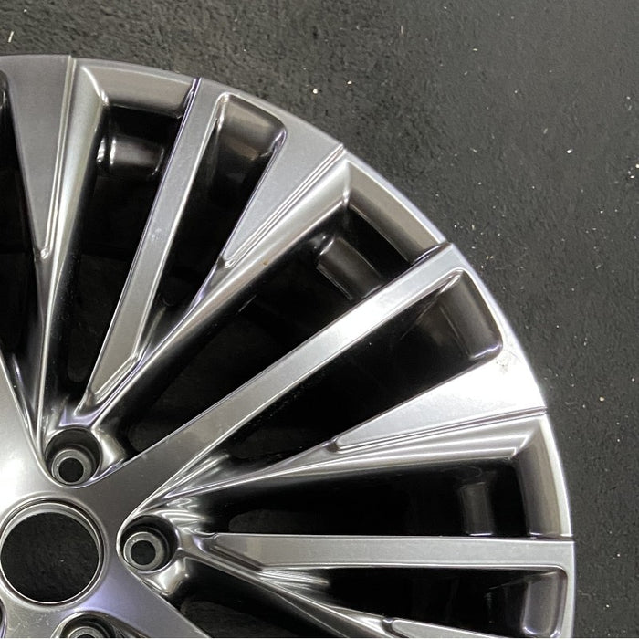 21" LEXUS RX350 23-24 21x8 20 spoke silver Original OEM Wheel Rim - Close-Up Detail