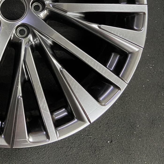 21" LEXUS RX350 23-24 21x8 20 spoke silver Original OEM Wheel Rim - Back View