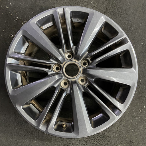 17" WRX 15-21 17x8 , gray Original OEM Wheel Rim - Angle View