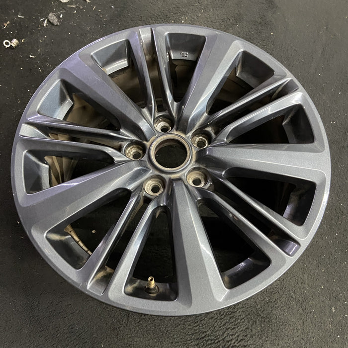 17" WRX 15-21 17x8 , gray Original OEM Wheel Rim - Side Profile