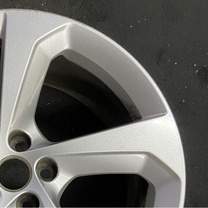 19" F-PACE 17-19 19x8.5 alloy 5 spoke silver Original OEM Wheel Rim