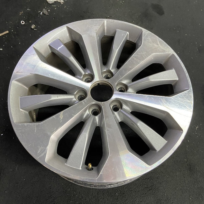 20" FORD F150 PICKUP 17 20x8.5 12 spoke machined face flash gray pockets - View 7