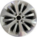 20" FORD F150 PICKUP 17 20x8.5 12 spoke machined face flash gray pockets - Front View
