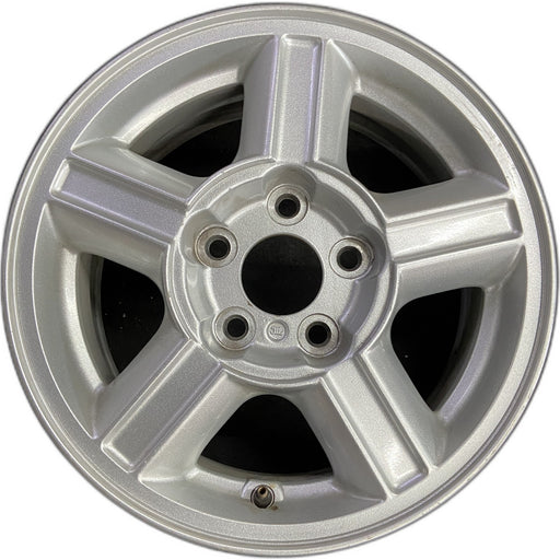 15" ESCAPE 01-04 15x6.5, , aluminum, grooved spokes Original OEM Wheel Rim - Front View