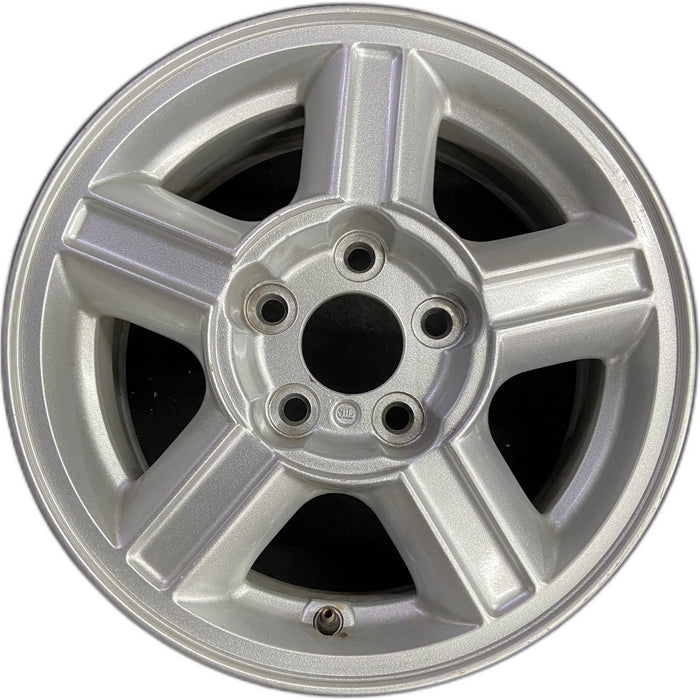 15" ESCAPE 01-04 15x6.5, , aluminum, grooved spokes Original OEM Wheel Rim - Front View