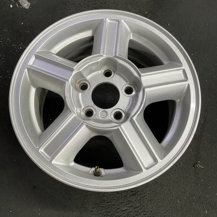 15" ESCAPE 01-04 15x6.5, , aluminum, grooved spokes Original OEM Wheel Rim - Side Profile