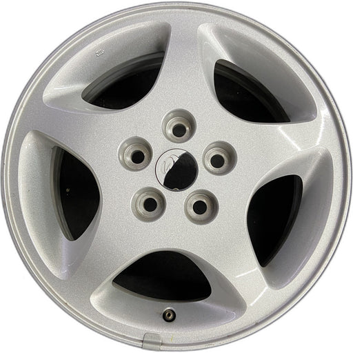16" STRATUS 01-02 Cpe, 16x6, aluminum Original OEM Wheel Rim - Front View