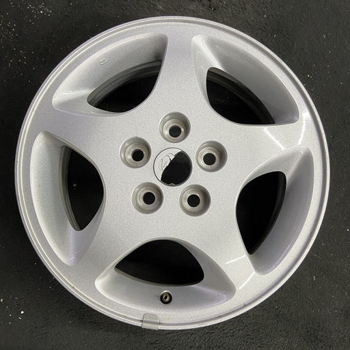 16" STRATUS 01-02 Cpe, 16x6, aluminum Original OEM Wheel Rim - Angle View