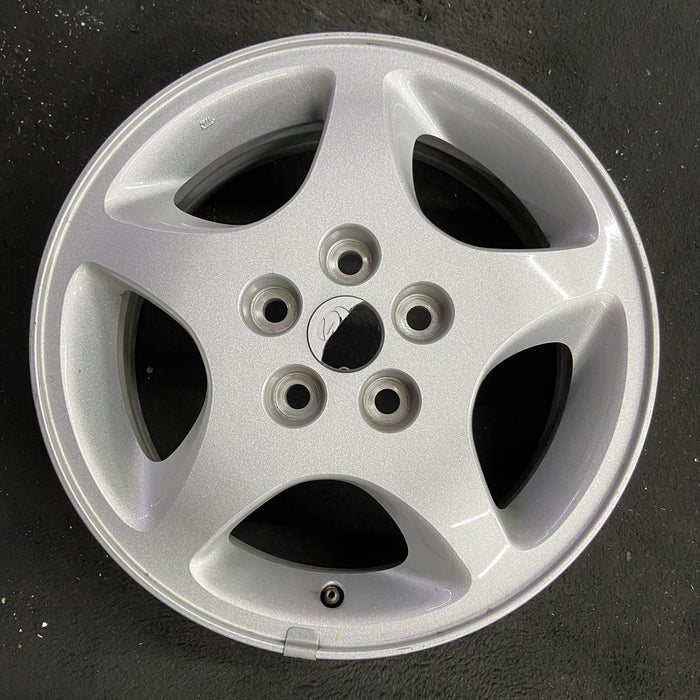 16" STRATUS 01-02 Cpe, 16x6, aluminum Original OEM Wheel Rim - Angle View