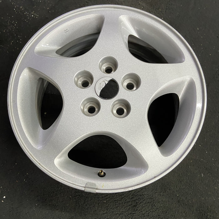 16" STRATUS 01-02 Cpe, 16x6, aluminum Original OEM Wheel Rim - Side Profile