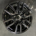 20" SIERRA 1500 PICKUP 19 , 20x9, 12 spoke, U spoke, gloss black Original OEM - Side Profile