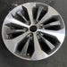 20" FORD F150 PICKUP 17 20x8.5 12 spoke machined face flash gray pockets - Front View