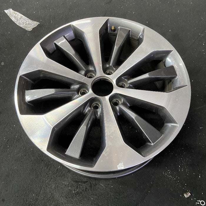 20" FORD F150 PICKUP 17 20x8.5 12 spoke machined face flash gray pockets - View 8