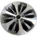 20" FORD F150 PICKUP 17 20x8.5 12 spoke machined face flash gray pockets - Front View