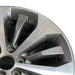 20" FORD F150 PICKUP 17 20x8.5 12 spoke machined face flash gray pockets - Side Profile