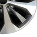 20" FORD F150 PICKUP 17 20x8.5 12 spoke machined face flash gray pockets - Close-Up Detail