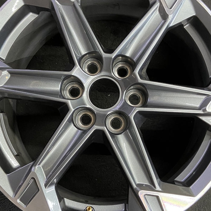 18" BLAZER 23-24 18x8 6 spoke opt RV3 Original OEM Wheel Rim - Angle View