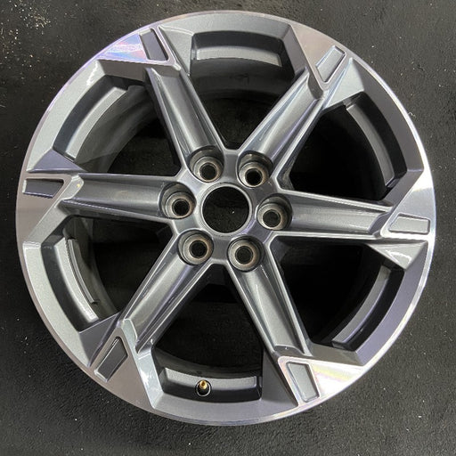 18" BLAZER 23-24 18x8 6 spoke opt RV3 Original OEM Wheel Rim - Front View