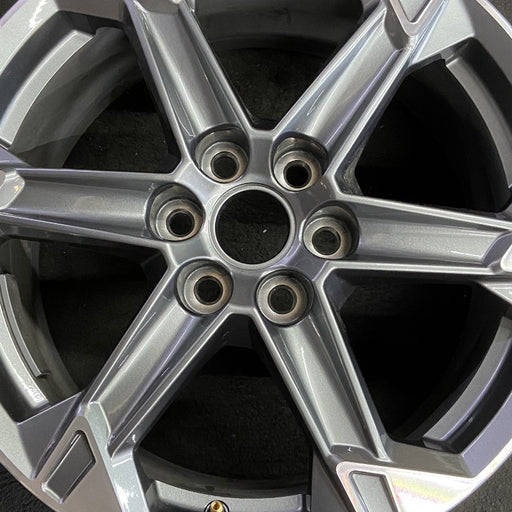 18" BLAZER 23-24 18x8 6 spoke opt RV3 Original OEM Wheel Rim - Angle View