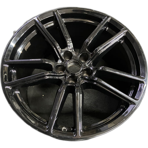 20" MUSTANG 20-21 20x11, 10 spoke Original OEM Wheel Rim - Front View
