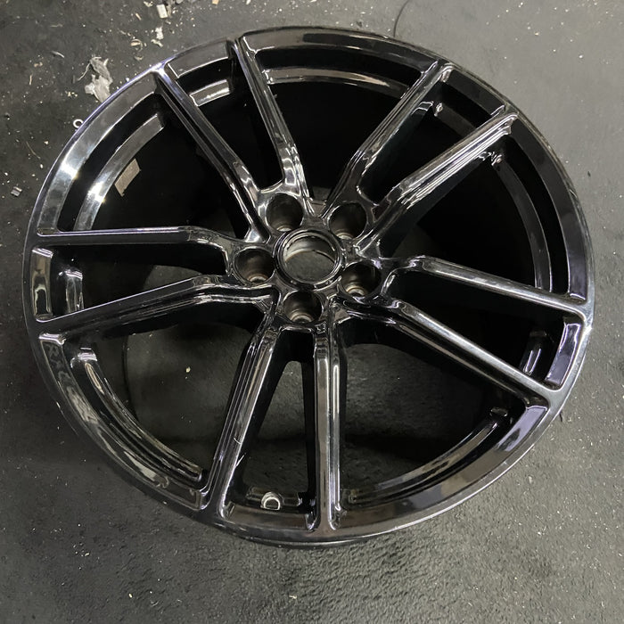 20" MUSTANG 20-21 20x11, 10 spoke Original OEM Wheel Rim - Angle View