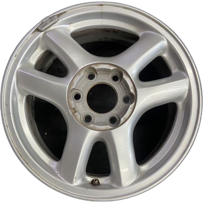 17" ENVOY 02-03 , aluminum, , Original OEM Wheel Rim - Front View