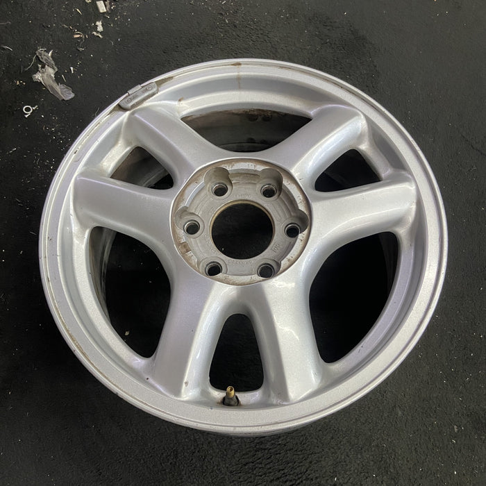17" ENVOY 02-03 , aluminum, , Original OEM Wheel Rim - Side Profile