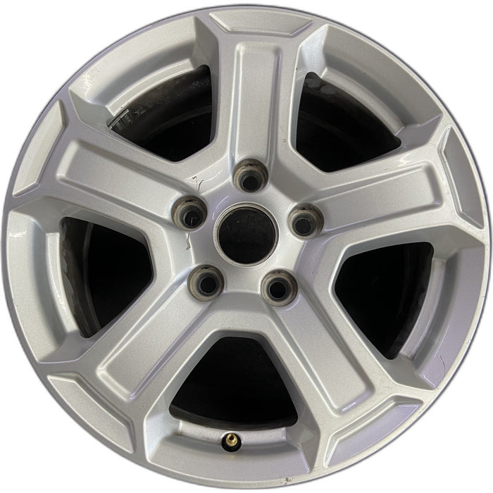 17" WRANGLER 18 VIN X , 17x7.5, , aluminum, straight spoke, w/recessed outer - Front View