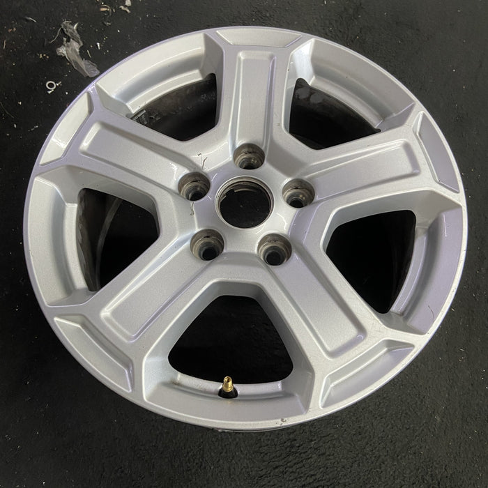 17" WRANGLER 18 VIN X , 17x7.5, , aluminum, straight spoke, w/recessed outer - Side Profile