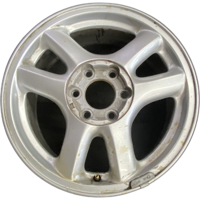 17" ENVOY 02-03 , aluminum, , Original OEM Wheel Rim - Front View