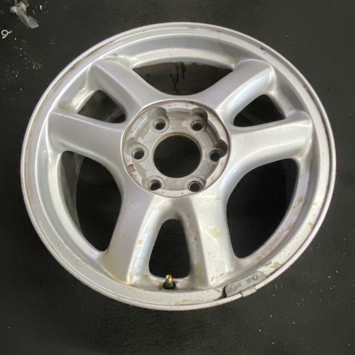 17" ENVOY 02-03 , aluminum, , Original OEM Wheel Rim - Side Profile