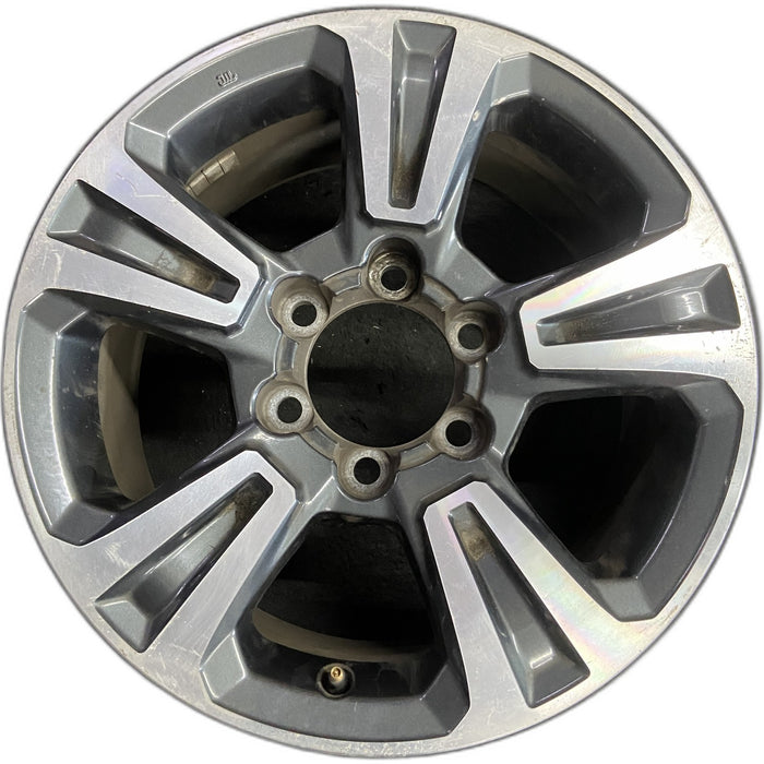 17" TACOMA 16-19 17x7.5, alloy Original OEM Wheel Rim - Front View