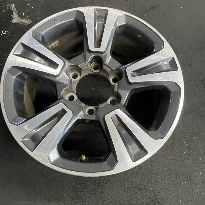17" TACOMA 16-19 17x7.5, alloy Original OEM Wheel Rim - Side Profile