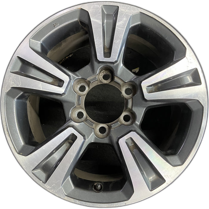 17" TACOMA 16-19 17x7.5, alloy Original OEM Wheel Rim - Front View