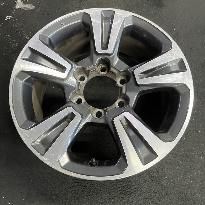 17" TACOMA 16-19 17x7.5, alloy Original OEM Wheel Rim - Side Profile
