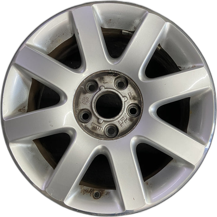 16" GOLF 06 VIN K , , 16x6.5, alloy Original OEM Wheel Rim - Front View