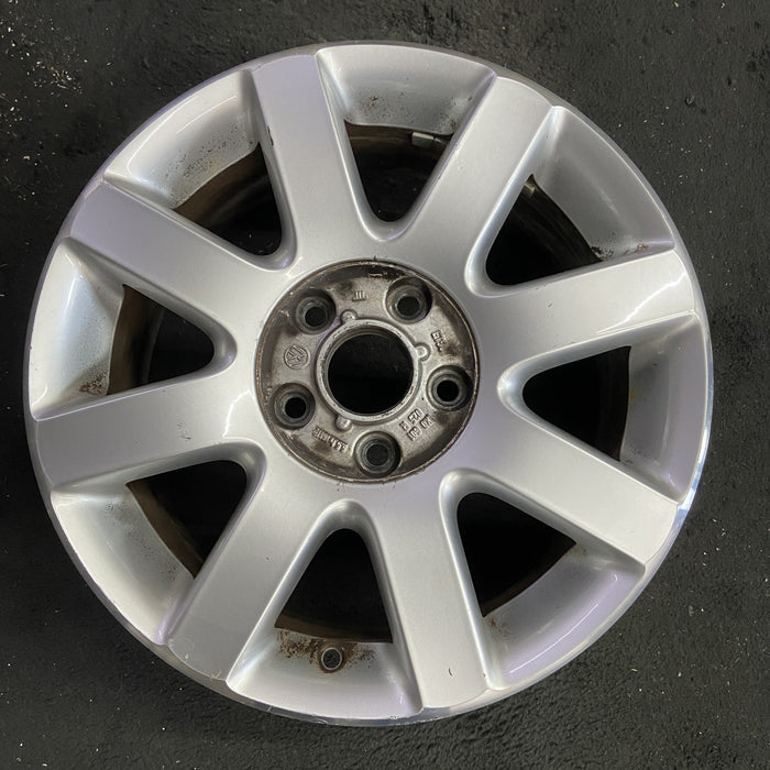 16" GOLF 06 VIN K , , 16x6.5, alloy Original OEM Wheel Rim - Angle View