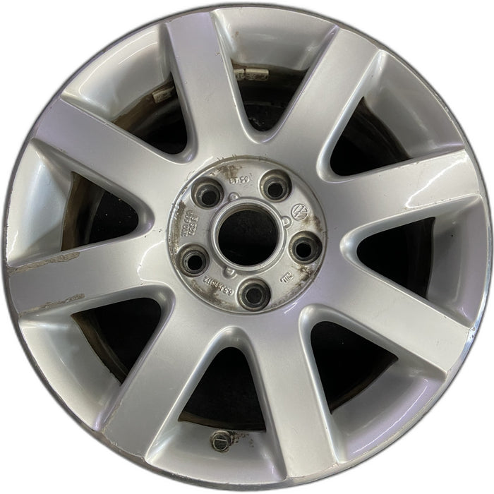16" GOLF 06 VIN K , , 16x6.5, alloy Original OEM Wheel Rim - Front View