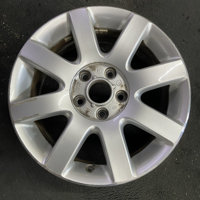 16" GOLF 06 VIN K , , 16x6.5, alloy Original OEM Wheel Rim - Angle View